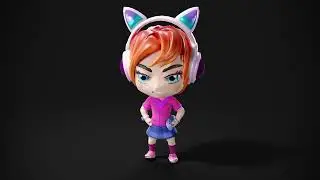 Chibi Character 3d animations
