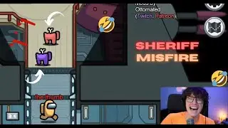 Steve as Imposter watches Sheriff misfire and can't hold his laughter | morning lobby among us :)