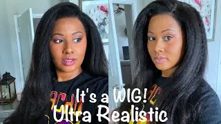 It's a WIG? The most realistic kinky edges wig! ILIKEHAIR