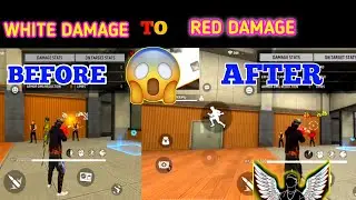 Magic ✨WHITE DAMAGE 😮 TO RED DAMAGE ಮ್ಯಾಜಿಕ್ ✨ವೈಟ್  ಡ್ಯಾಮೇಜ್ TO 😮 ರೆಡ್ ಡ್ಯಾಮೇಜ್ FREE FIRE KANNADA