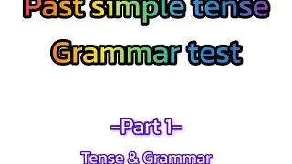 Past simple grammar test | emoji test