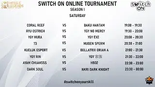 SWITCH ON ONLINE TOURNAMENT DAY 1 WEEK 3