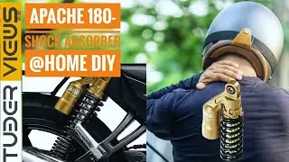 APACHE 180 REAR SHOCKS ABSORBER CHANGE DIY|SERIES IN TAMIL #diy #apache #apache_rtr