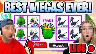 We TRADE ALL MEGA DESERT EGG LEGENDARIES in Adopt ME!! LIVE *Roblox*