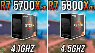 Ryzen 7 5700X3D vs Ryzen 7 5800X3D - No Difference?