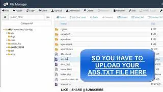 [EASY] HOW TO UPLOAD ADS.TXT FILE ON YOUR WEBSITE || GOOGLE ADSENSE || MAKE MONEY ONLINE
