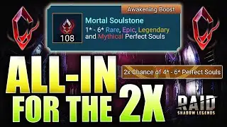 We Pulled 108 Mortal Soulstones! 💎 2x Perfect Soul Event Summons ⁂ Raid: Shadow Legends