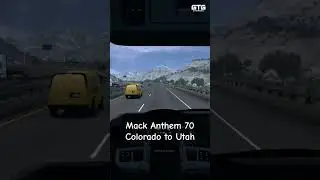 Driving Mack Anthem - American Truck Simulator #shorts #americantrucksimulator #mackanthem