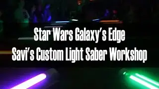 Savi's Workshop Light Saber Star Wars Galaxy's Edge Disney Orlando Florida