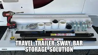 Travel Trailer Weight Distribution Hitch Sway Bar Storage Solution