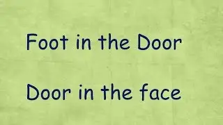 foot in the door