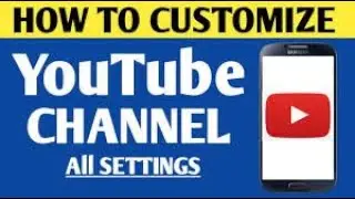 customize channel youtube