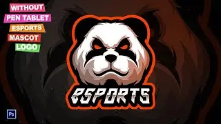 Esports Gaming  Mascot Logo Photoshop Tutorial | Without PEN TABLET