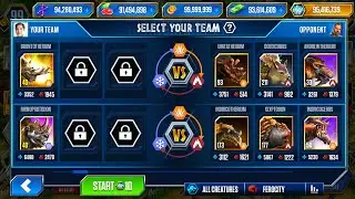CHALLENGES CENOZOIC BRONTOTHERIUM Vs RHINOPROTODON | JURASSIC WORLD THE GAME