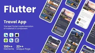 Flutter Govo Travel App - (Source Code and Free Adobe XD File)