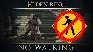 Can you beat ELDEN RING without WALKING?