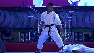 Karate kata demonstration