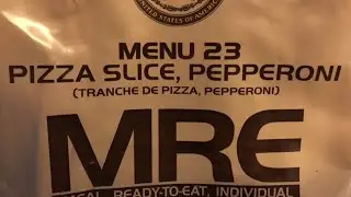 MRE: Menu #23 Pizza Slice, Pepperoni ~2018 Case A&B Series~