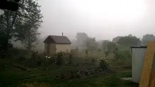 Дождь и град