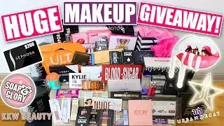 (NEW GIVEAWAY IN DESCRIPTION) HUGE Makeup GIVEAWAY!!!! 2018 (70K INTERNATIONAL GIVEAWAY!)