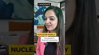 Interview Question - Tell me about your family