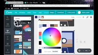 Canva Tutorial for BTS themed Mini Scrapbook