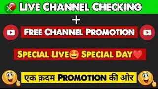Live channel promotion