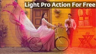 1 Click Automatic Light effects for any picture in photoshop | how to load action in photoshop