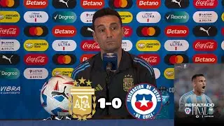 Argentina 1 Chile 0 | Conferencia De Prensa - Lionel Scaloni #copaamerica