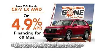 Step up to the plate for the “Going, Going, Gone” sales event at Honda of Owings Mills!