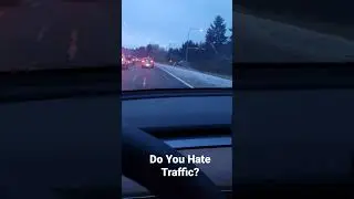 Hate Huge Traffic Tesla Driving