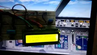 16x2 LCD  arduino Coupled with FSX