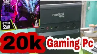Rs- 20000/- gaming computer | 32inc curve monitor | mr pc hub🔥9064191640.