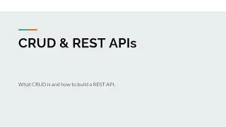 Building CRUD pages with AJAX 10/5 - AWD 1111 Fall 2020