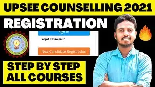 UPCET COUNSELING REGISTRATION 2021 STEP BY STEP🔥 | UPSEE | UPSEE COUNSELLING PROCESS 2021