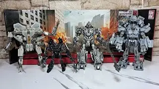 Transformers Studio Series 15th Anniversary Decepticons 4-pack Unboxing ASMR