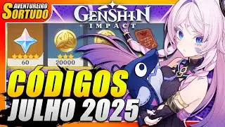CÓDIGOS DE GEMAS E RECURSOS - JULHO 2025 | GENSHIN IMPACT