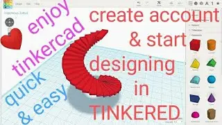 start tinkercad basic 3d designing in tinkercad circuits codeblock in tinkercad cbse IT computer
