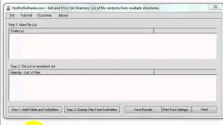 How to Get and Print File Directory List of file contents from multiple directories