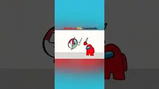(Amongus vs countryballs) War animation ... who will win?🤨