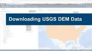 Downloading free USGS DEM data (digital elevation model) for use in a GIS