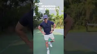 Pickleball warmup tip to prevent injuries.