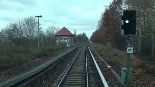 Führerstandsmitfahrt S-Bahn Berlin S1 Gesundbrunnen - Oranienburg