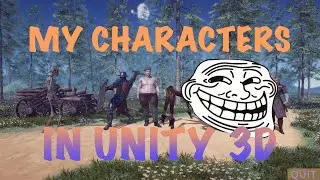 My characters demo scene in Unity
