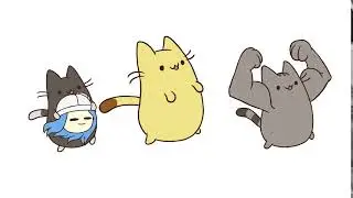 Rhythm Heaven Reanimated - Scene #97 (Cat Clap)