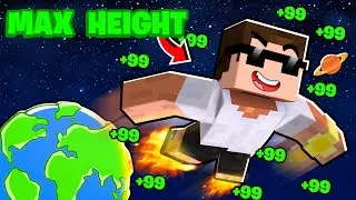 Reaching to Max Height in Roblox Fly to Space...