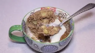 Chunky Apple Cinnamon Mug Cake with Cookin' Amigo