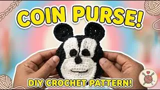 Mini Mickey Mouse Coin Purse | Mickey Mouse Bag Charm | Club Crafteria