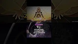 Zhong li Vs Raiden (writing) || #genshinimpact #zhongli #raidenshogun
