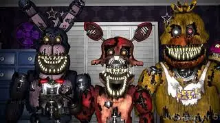 FNAF/SFM FIVE NIGHTS AT FREDDYS DAVID NEAR FNAF4 VOICES MIXUP